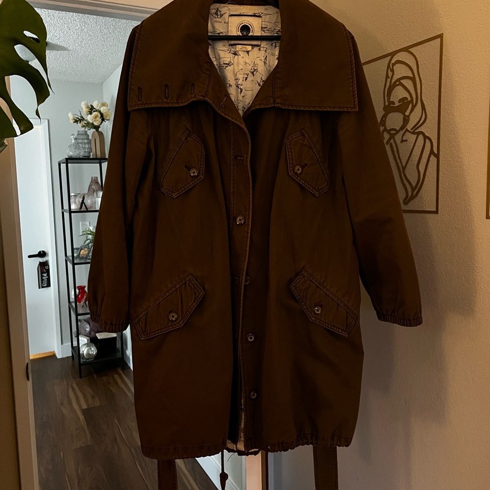 Classic Brown Women's Trench Coat